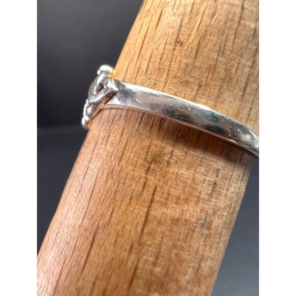 Vintage Celtic knot work sterling silver ring size 8 - Picture 11 of 16